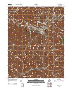 2010 Map of Harrisville, 2010 Print