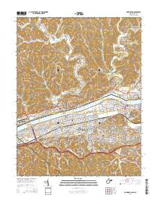 2014 Map of Huntington, 2014 Print