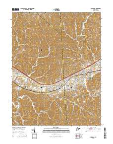 2014 Map of Hurricane, 2014 Print