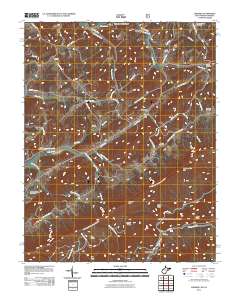 2011 Map of Lindside, 2011 Print
