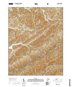 2019 Map of Lindside, 2019 Print