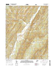 2014 Map of Lost City, 2014 Print