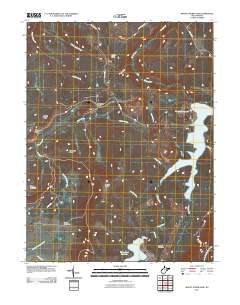 2011 Map of Mount Storm Lake, 2011 Print