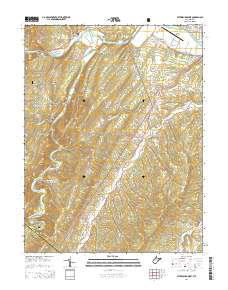 2014 Map of Petersburg West, 2014 Print
