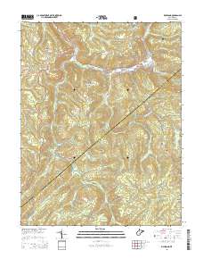 2014 Map of Richwood, 2014 Print
