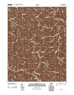 2011 Map of Trace, 2011 Print
