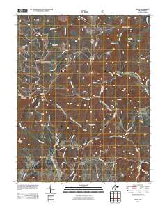 2011 Map of Trout, 2011 Print