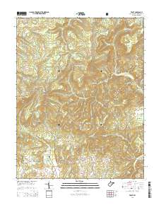 2014 Map of Trout, 2014 Print