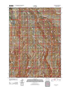 2012 Map of Alcova SE, 2012 Print