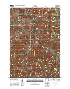 2012 Map of Alva, 2012 Print