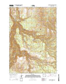 2015 Map of Amethyst Mountain, 2015 Print