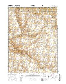 2015 Map of Anderson Ridge, 2015 Print