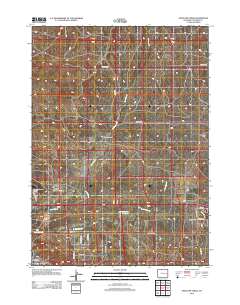 2012 Map of Antelope Creek, 2012 Print