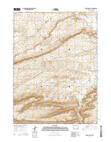 2015 Map of Antelope Flats, 2015 Print