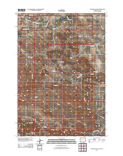 2012 Map of Antelope Gulch, 2012 Print