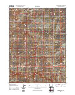 2012 Map of Antelope Knoll, 2012 Print