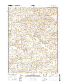 2015 Map of Antelope Reservoir, 2015 Print