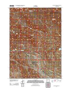 2012 Map of Antelope Ridge, 2012 Print