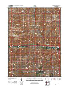 2012 Map of Antelope Wash, 2012 Print