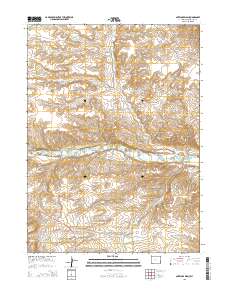 2015 Map of Antelope Wash, 2015 Print