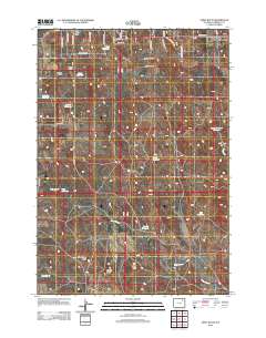 2012 Map of Appel Butte, 2012 Print