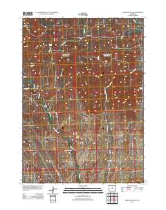 2012 Map of Arapahoe Butte, 2012 Print