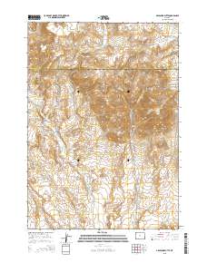 2015 Map of Arapahoe Butte, 2015 Print