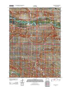 2012 Map of Argo Butte, 2012 Print