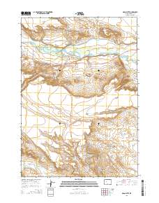 2015 Map of Argo Butte, 2015 Print