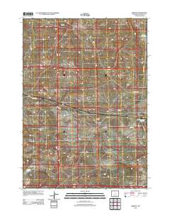 2012 Map of Arminto, 2012 Print