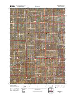 2012 Map of Arminto SW, 2012 Print