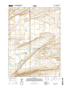 2015 Map of Aurora Lake, 2015 Print
