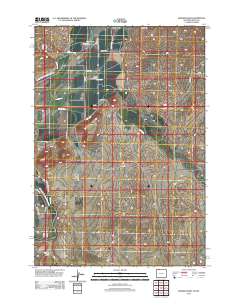 2012 Map of Badger Basin, 2012 Print