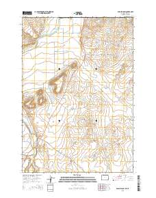 2015 Map of Badger Basin, 2015 Print