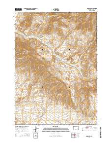 2015 Map of Badwater, 2015 Print