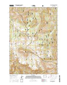 2015 Map of Bald Mountain, 2015 Print