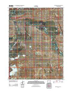 2012 Map of Bamforth Lake, 2012 Print