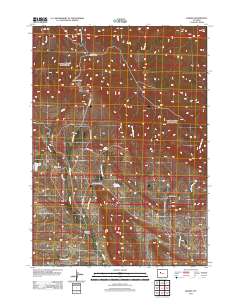 2012 Map of Bargee, 2012 Print