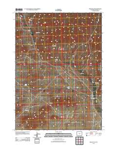 2012 Map of Barlow Gap, 2012 Print