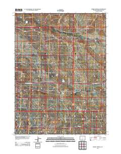 2012 Map of Barrel Springs, 2012 Print