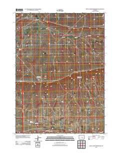 2012 Map of Bates Creek Reservoir, 2012 Print