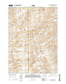 2015 Map of Beauchamp Reservoir, 2015 Print