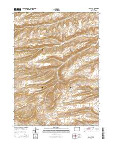 2015 Map of Bell Butte, 2015 Print