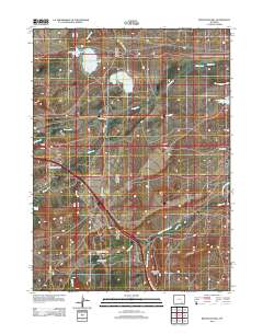 2012 Map of Bengough Hill, 2012 Print