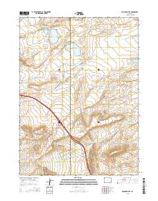 2015 Map of Bengough Hill, 2015 Print