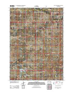 2012 Map of Betty Reservoir, 2012 Print