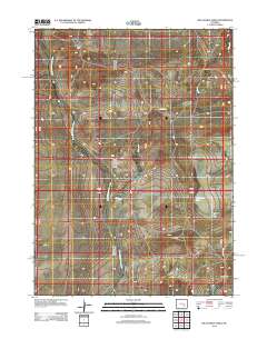 2012 Map of Big Charlie Lakes, 2012 Print