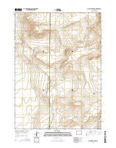 2015 Map of Big Charlie Lakes, 2015 Print