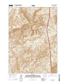 2015 Map of Big Gulch, 2015 Print