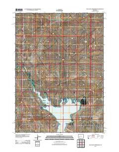 2012 Map of Big Sandy Reservoir, 2012 Print